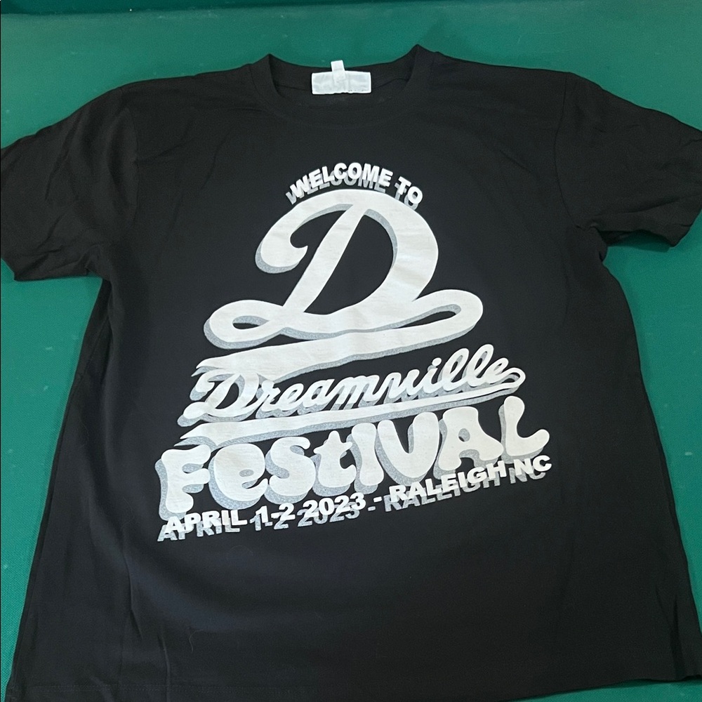 Festival Logo T-Shirt - Black Dreamville festival NWOT